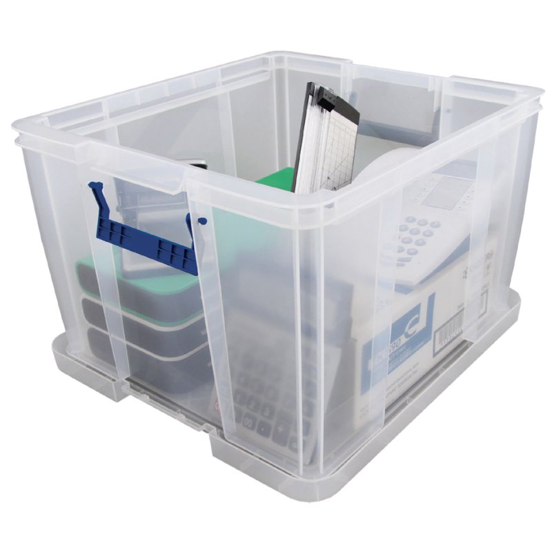 Fellowes boîte de rangement ProStore, 48 litres, transparent